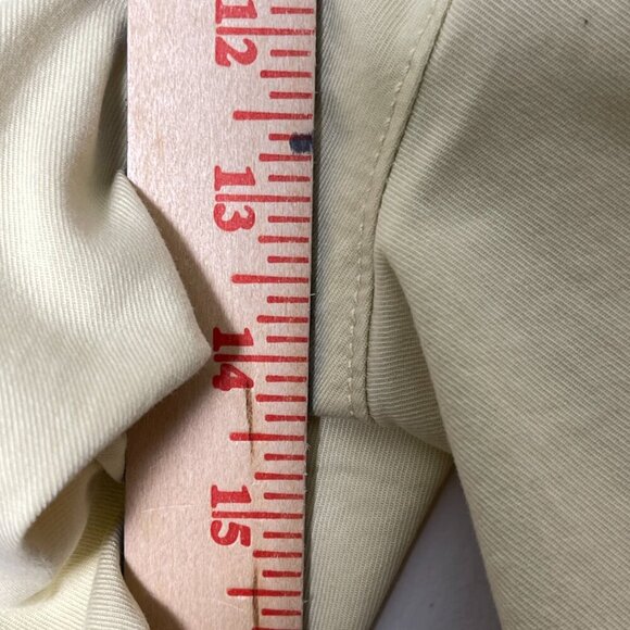 Tommy Bahama Shorts Men's 35 Khaki Classic Fit Yellow Flat Front Casual Summer - Picture 6 of 15